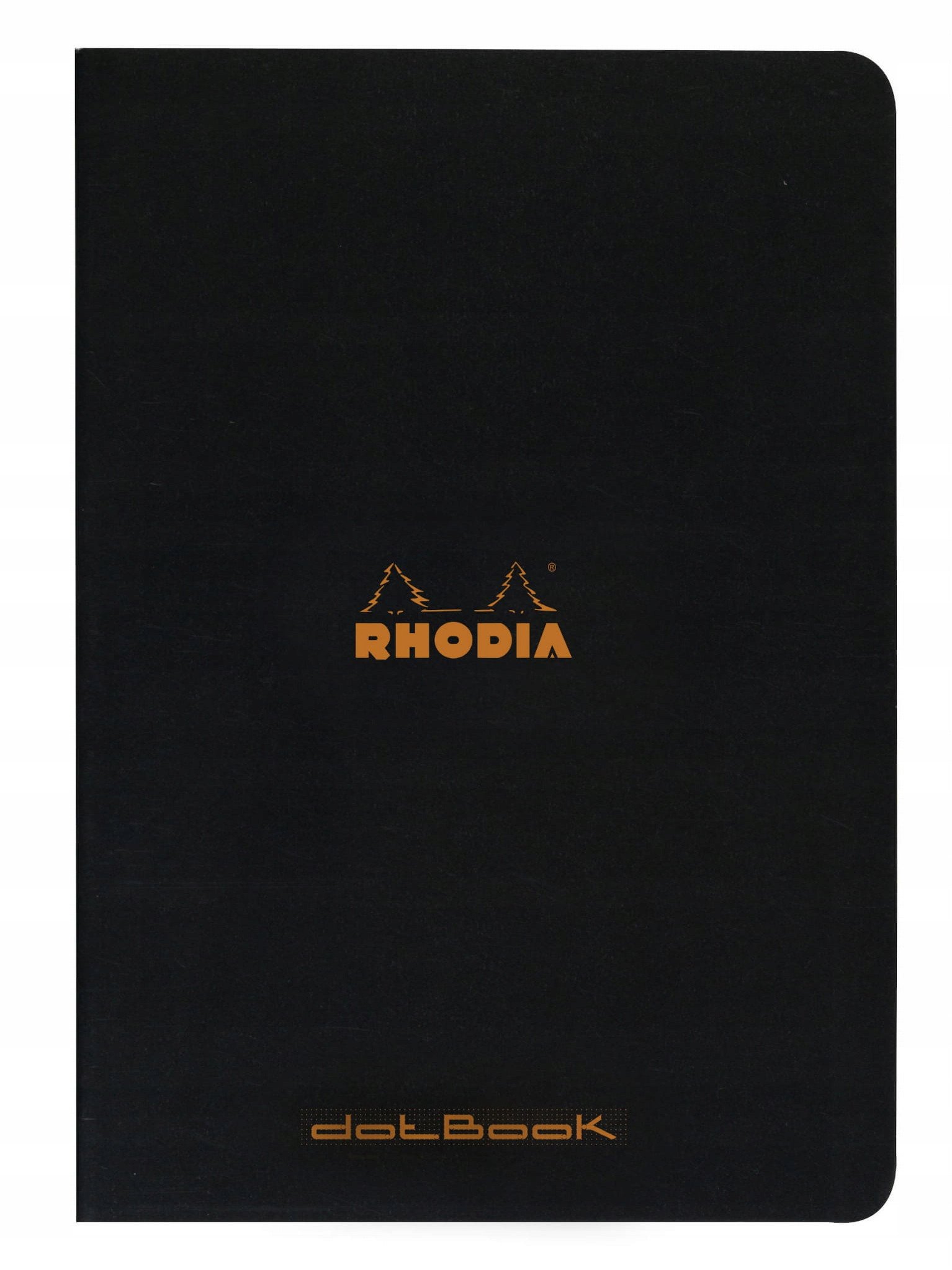 Rhodia Kladdehæfte A4 dotted papir - sort omslag - 80gram 48 sider (Rhodia nr. 119166C)