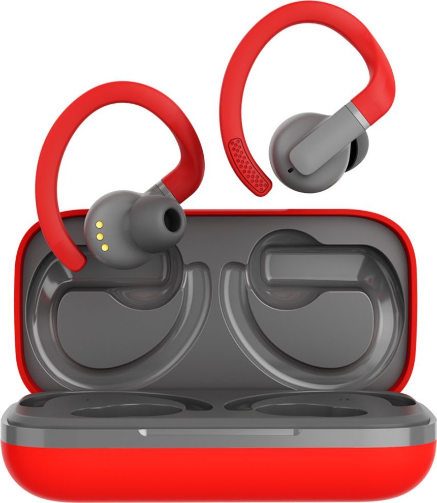 Słuchawki Canyon CANYON headset OnRun 11 Sport Wireless charge Red