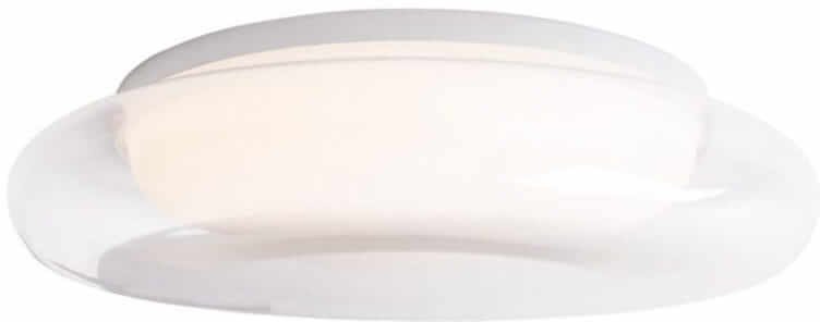 Nasufitowa lampa Duo C0234 LED 18W 3000K okrągła biała