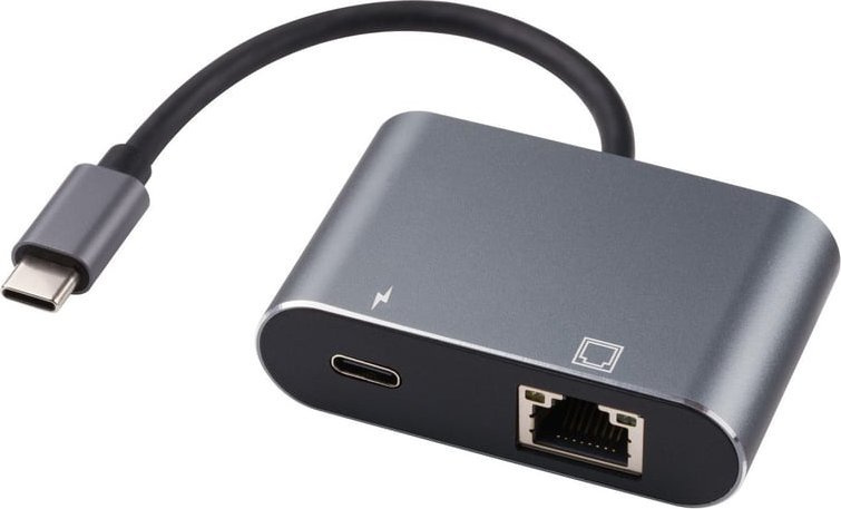 Adapter USB MicroConnect Microconnect USB3.1CETHPDBA zmieniacz płci / kabli USB C RJ-45 Czarny
