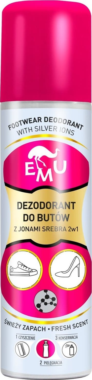Vaco EMU Dezodorant do butów z jonami srebra 2w1 150ml
