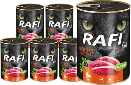 Dolina Noteci RAFI Cat Adult z kaczką 12 x 400g