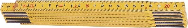 Hultafors Metrowka skladana, drewniana,zolta 2mx17mm HULTAFORS