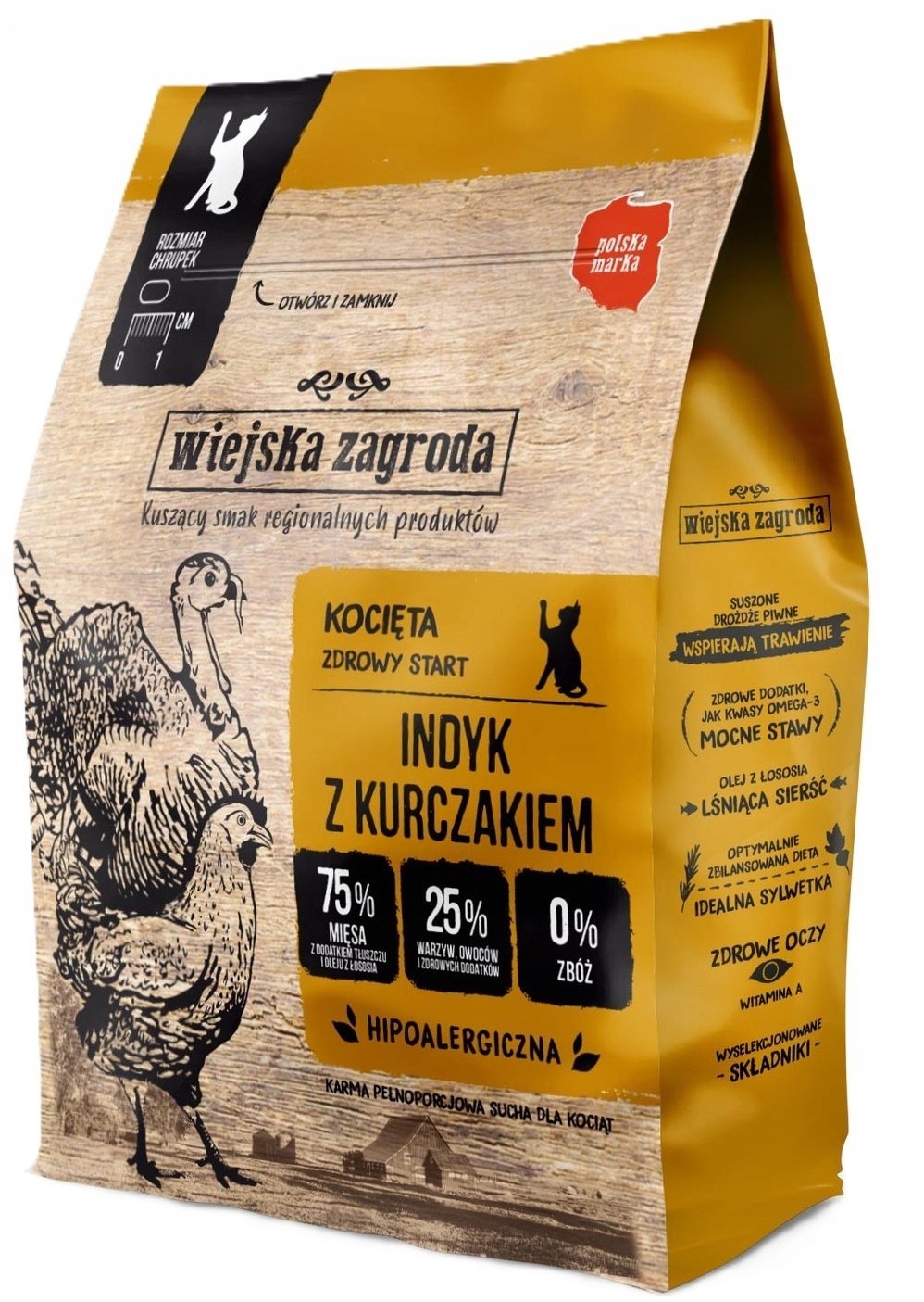 Wiejska Zagroda Indyk z kurczakiem 400g