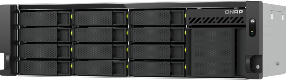 QNAP TS-h1655XeU-RP-8G | 16-zatokowy płytki serwer NAS, Intel, 8GB RAM, 2x 10Gb Base-T, RP, RACK
