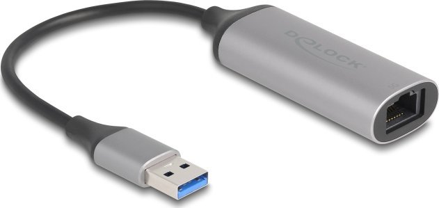 DeLOCK 81571 zmieniacz płci / kabli USB Type-A RJ-45 Antracyt