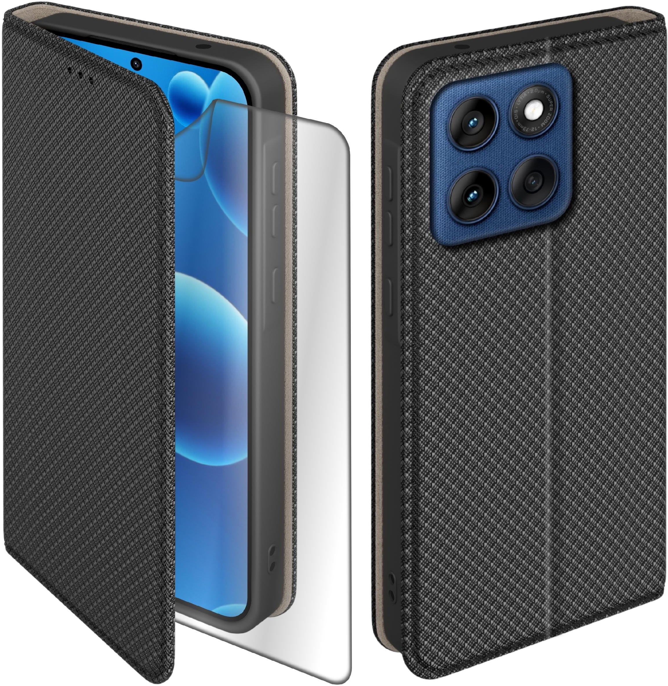 Etui z klapką do Motorola Edge 60 Pro 5G Zamykane Futerał + Folia