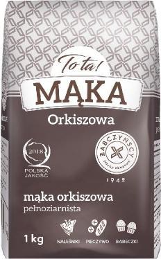 TO TA Mąka orkiszowa pełnoziarnista 1 kg