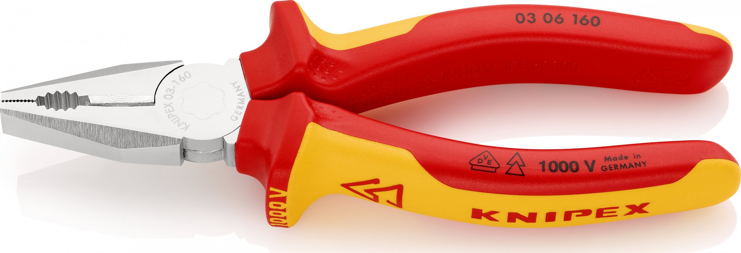 Knipex Szczypce uniwersalne izolowane VDE 160mm (0306160)