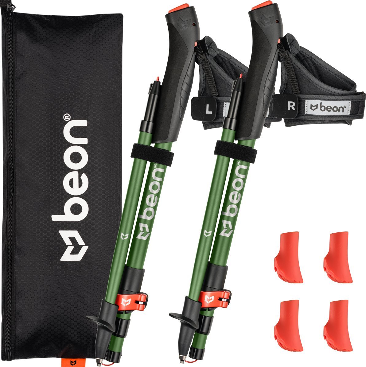 Kije nordic walking Beon FX2 Green