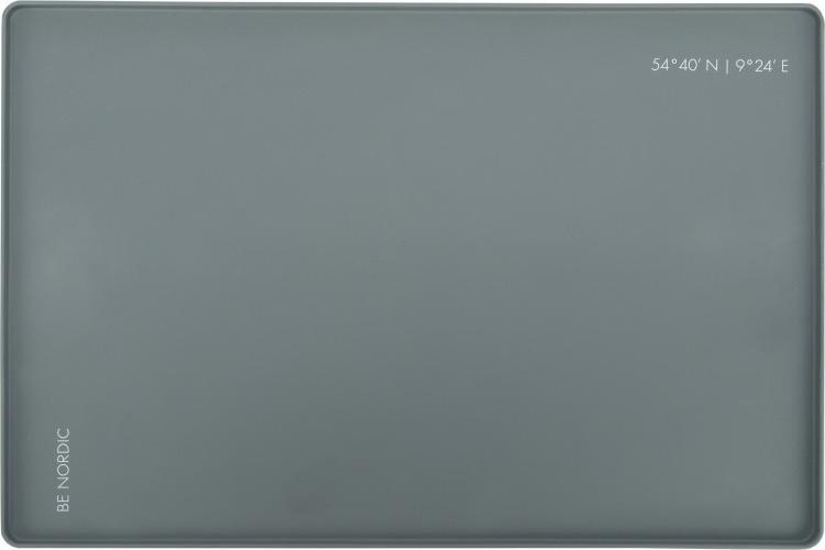 Trixie BE NORDIC Podkładka pod miski, szara, silikon, 60 × 40 cm