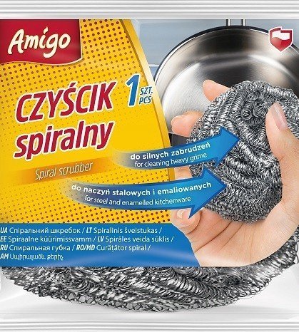 Amigo Czyścik spiralny AMIGO Gosia druciak