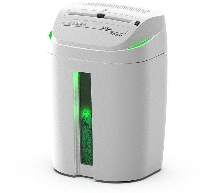 KOBRA C4-HYBRID niszczarka 55 dB 24 cm Przezroczysty, Biały