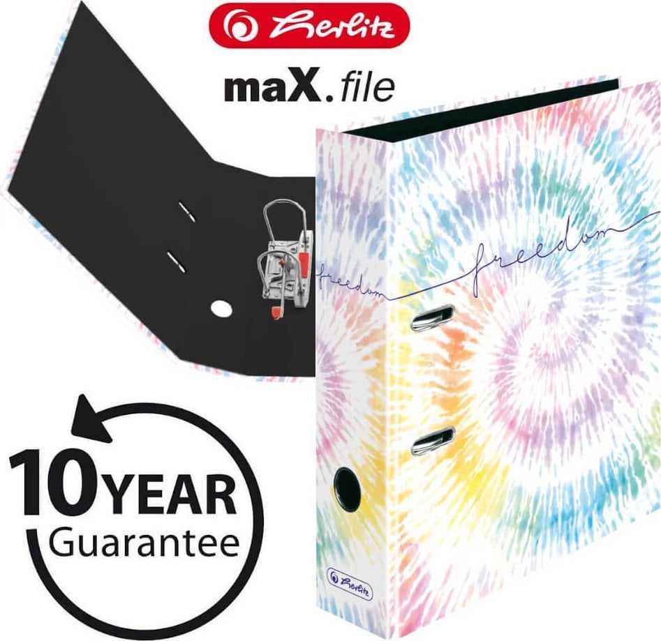 Segregator Herlitz Herlitz Ordner maX.file A4 8cm New Batik Freedom