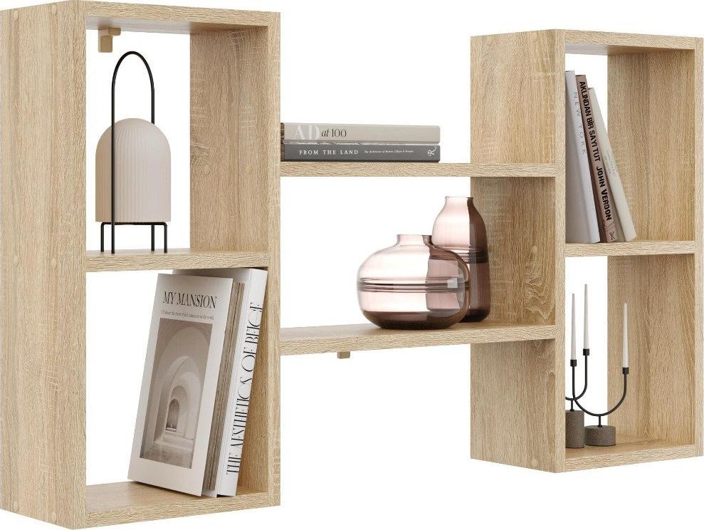 KROKUS Półka ALESIA 6 dąb sonoma