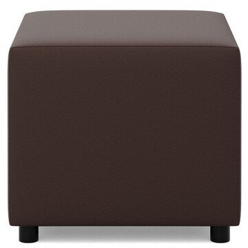 Adams Group Mała pufa CAPERO, 51x51x40 cm, brąz