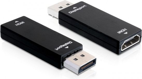Adapter AV Delock DisplayPort - HDMI czarny (65258)