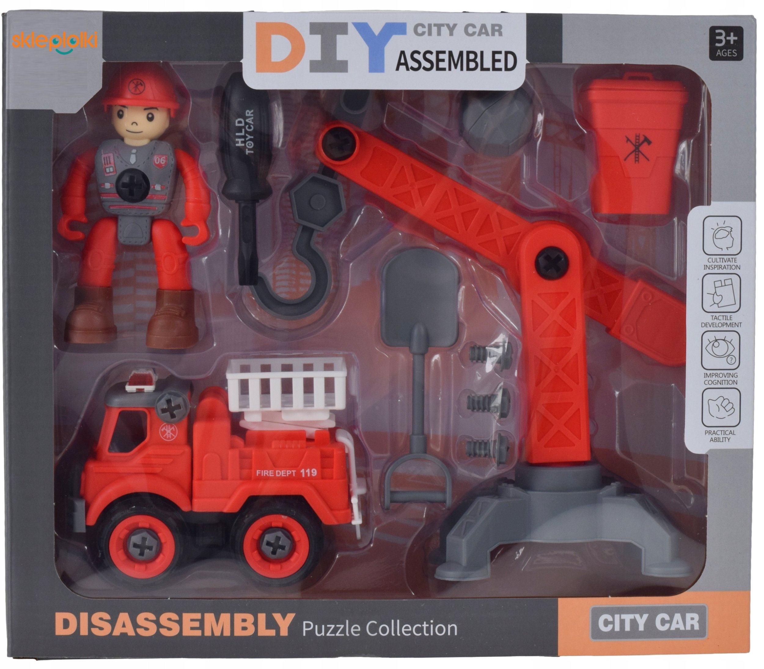 KLOCKI DO SKRĘCANIA KONSTRUKCYJNE ŚRUBOKRĘT ZABAWKA EDUKACYJNA DLA DZIECI