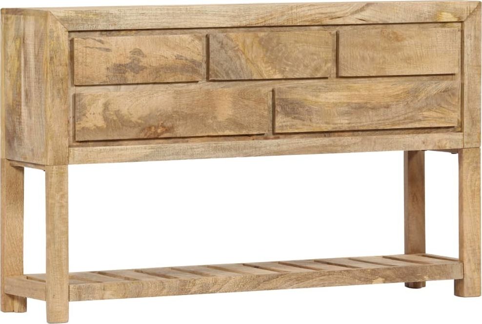vidaXL Szafka, 120x30x75 cm, lite drewno mango
