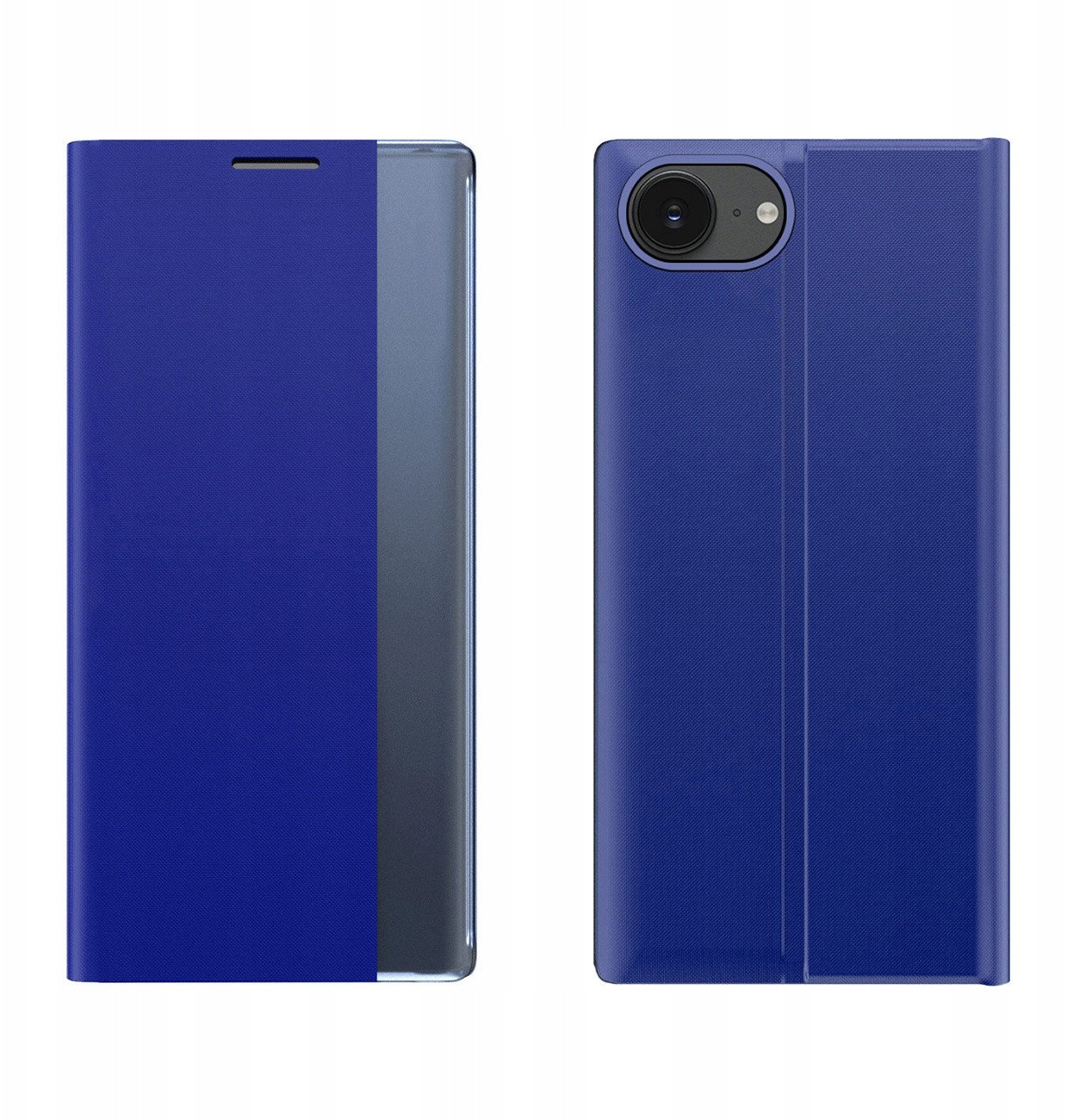 Etui New Sleep Case pokrowiec z klapką i podstawką na iPhone 16e - niebieskie