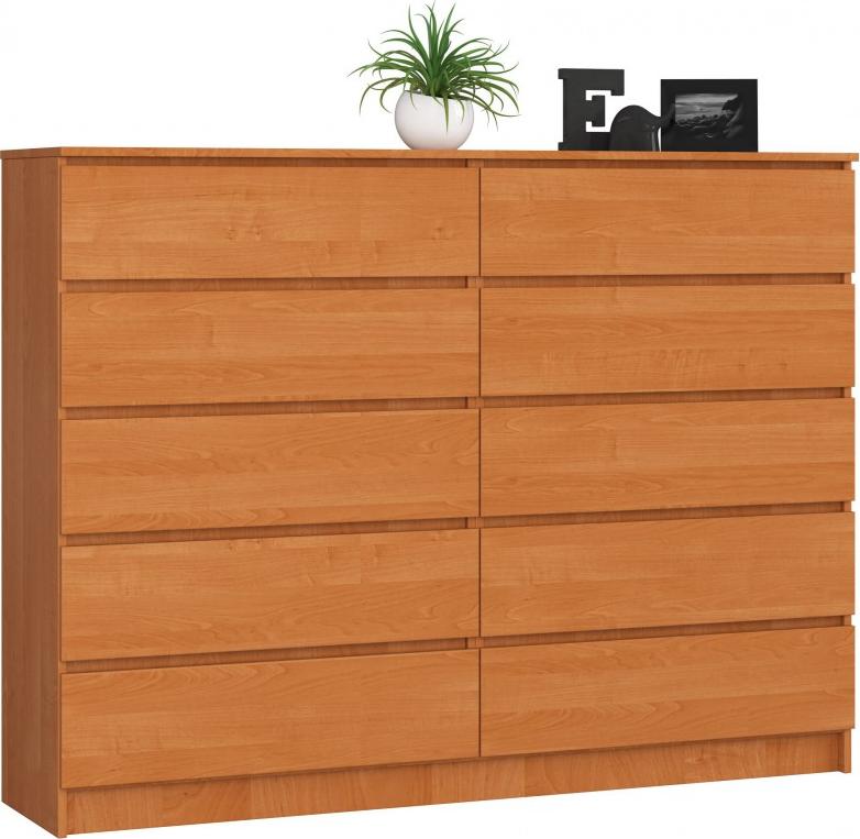 Fabryka Mebli Akord KOMODA K 160 cm 10 SZUFLAD OLCHA