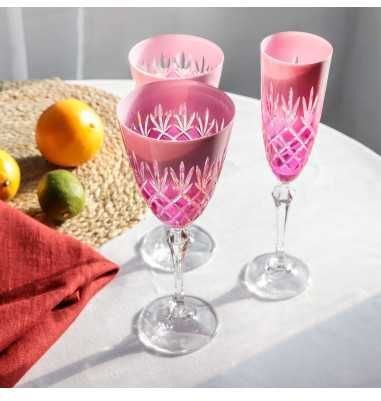 Crystal Julia Kieliszki do wina i wody 350 ml 6 sztuk dwukolorowe