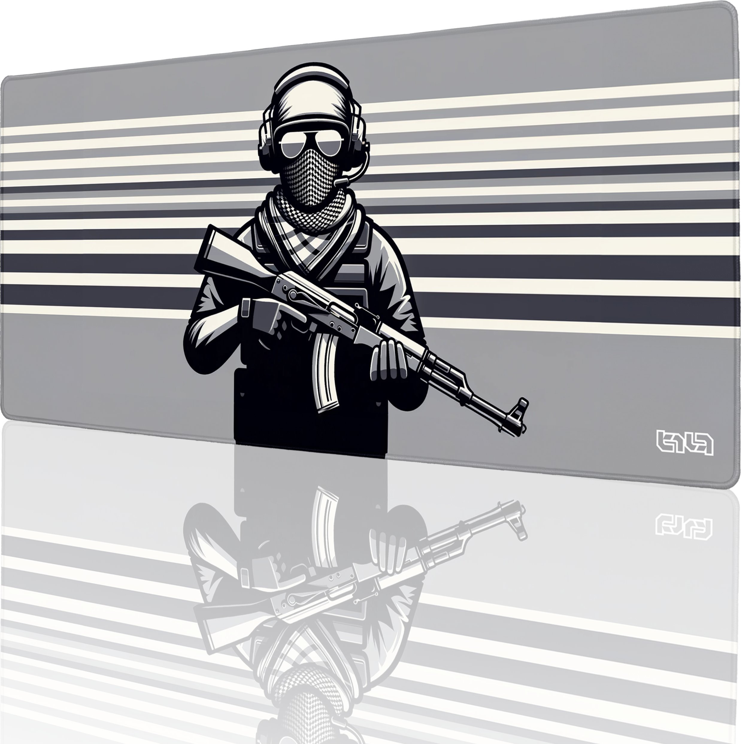 Podkładka Tilt DUŻA PODKŁADKA POD MYSZKĘ De_Terror 90x40 TILT Na biurko Wodoodporna