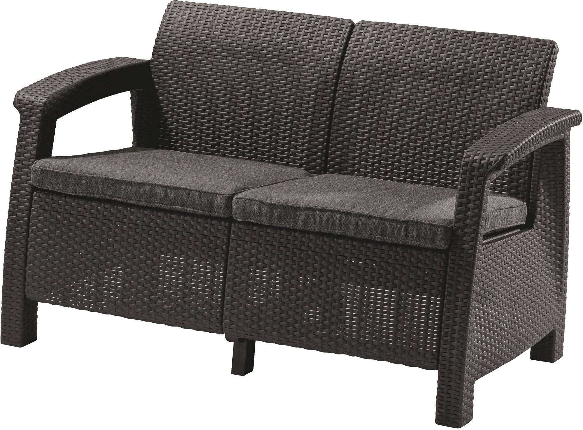 Garden sofa two-seater Corfu Love Seat gray 8711245158730