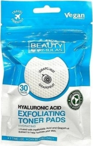 Exfoliating Toner Pads nasączone płatki złuszczające Kwas Hialuronowy 30szt.