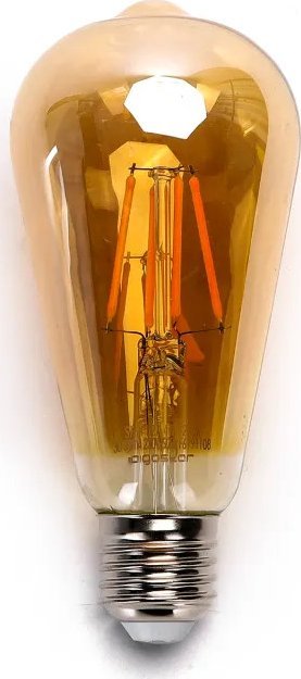 Aigostar Żarówka LED Filament Bursztynowa ST64 E27 4W Żarówka LED Filament Bursztynowa ST64 E27 4W