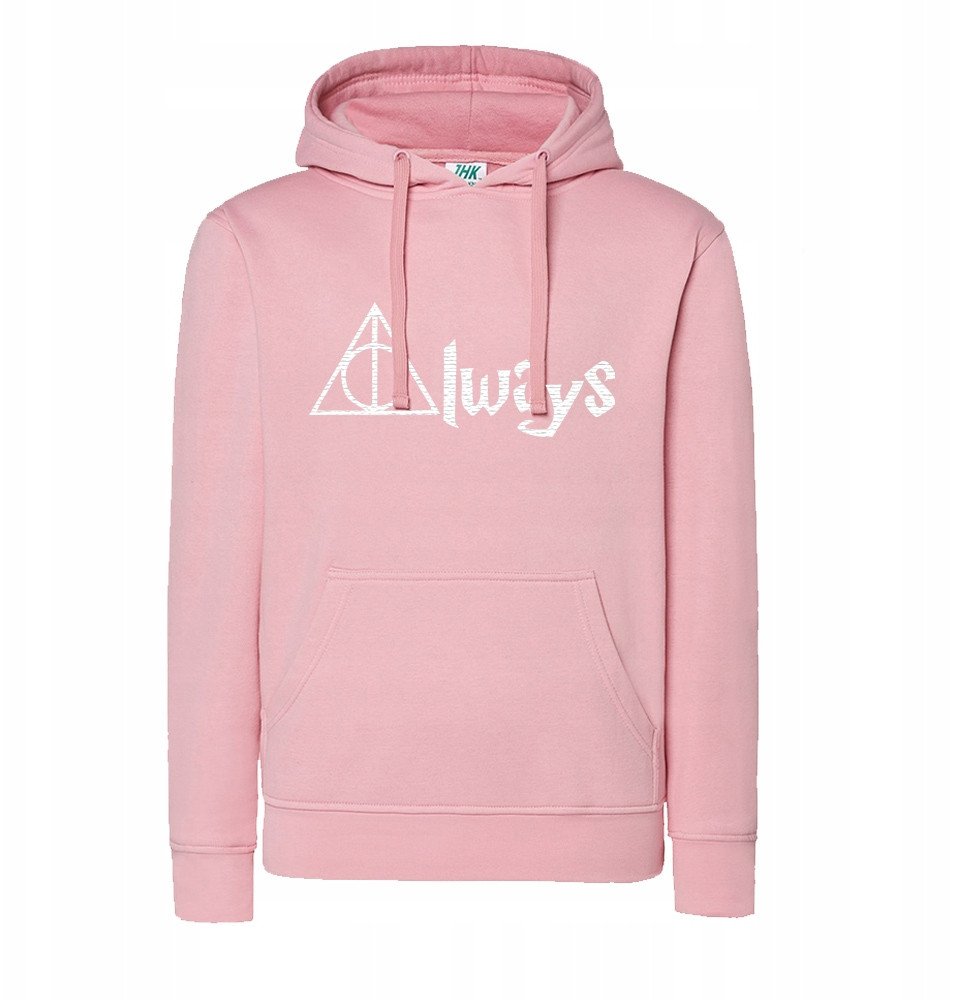 BLUZA Z HAFTEM ALWAYS BAWEŁNA DZIEŃ KOBIET INICJAŁY PREZENT CZARNA BIAŁA