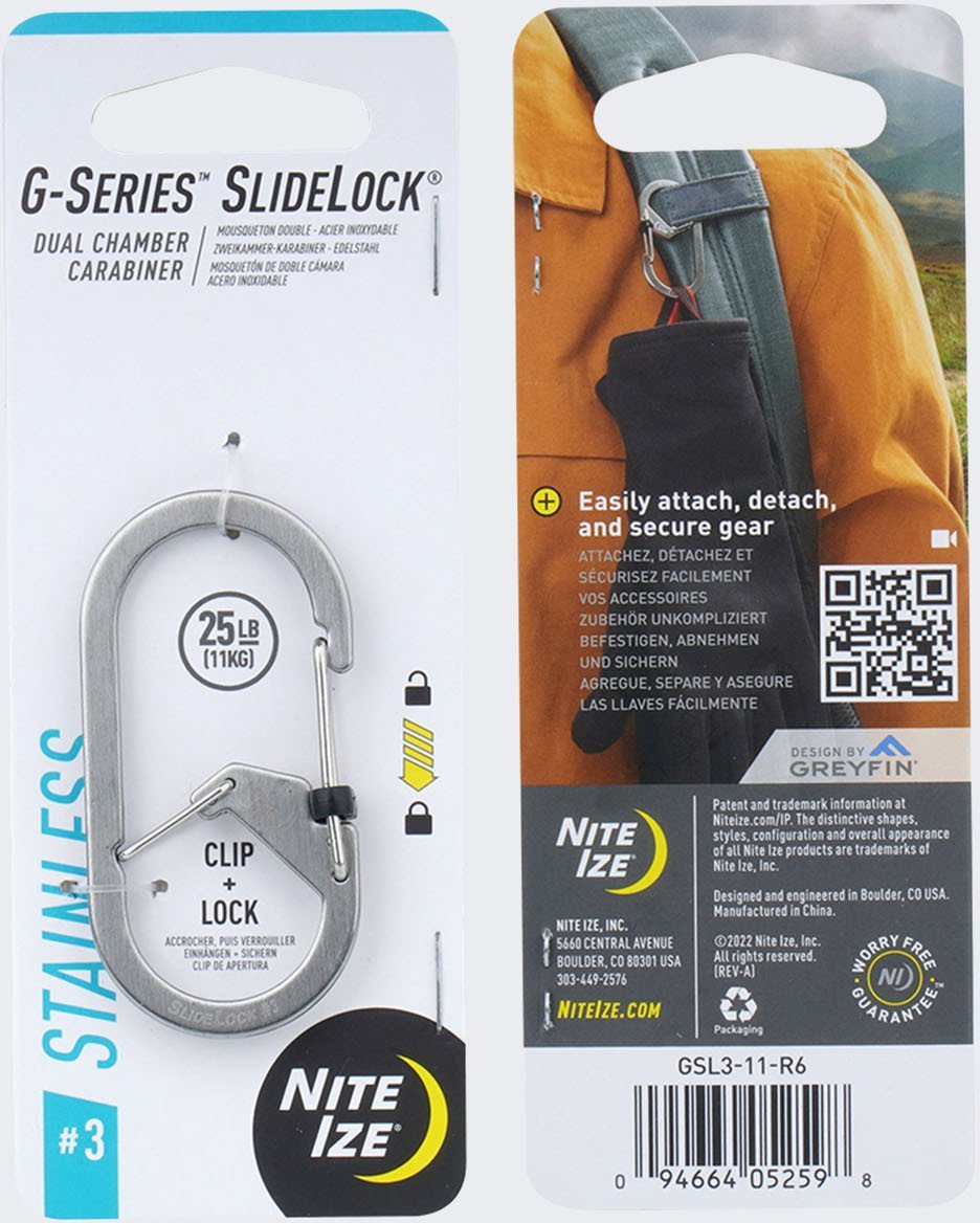 Karabinek z Podwójną Bramą Nite Ize GSeries #3