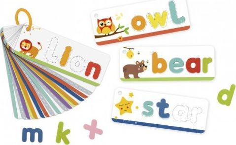 Tooky Toy TOOKY TOY Puzzle Alfabet Nauka Literek Słów Zwierzątka 57 el.