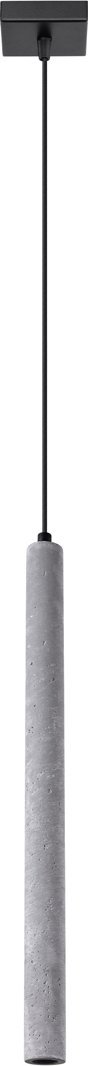 Lampa wisząca Sollux Lighting SOLLUX Lampa wisząca PASTELO 1 beton 1 x G9 SL.1271