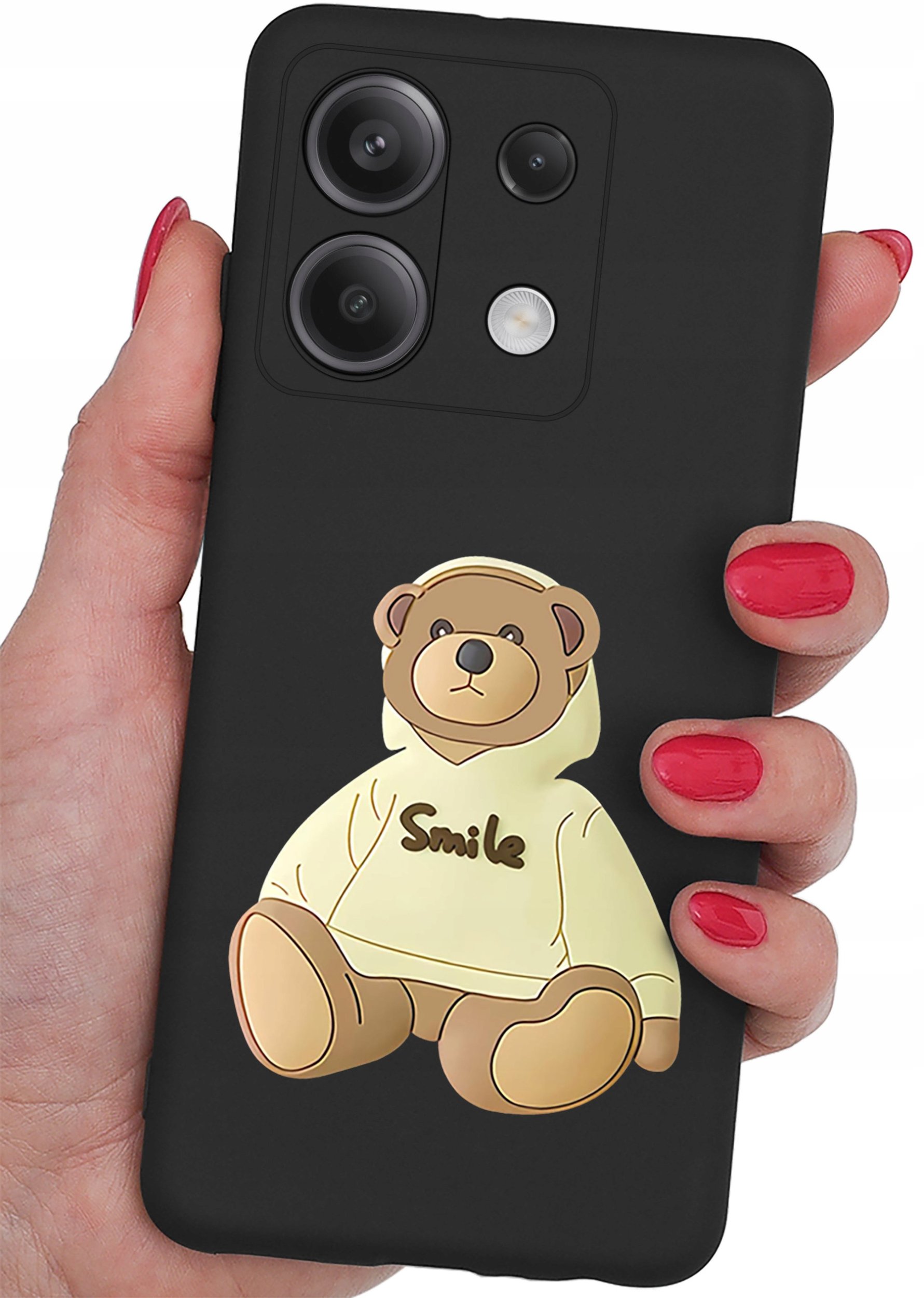 Etui do Xiaomi Redmi Note 13 5G CASE WZORY SOFT MATT PLECKI + SZKŁO 9H