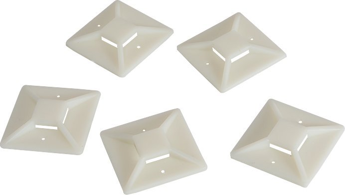 LogiLink LogiLink Kabelbinderhalter ABS 100Stk selbstklebend 4x4cm