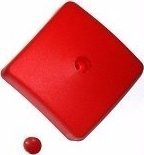 AllForBaby ZAŚLEPKA NA BELKĘ KWADRAT 7 CM CZERWONA