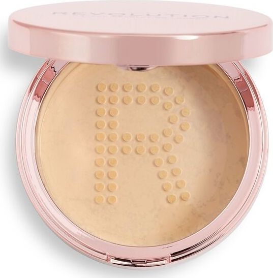 Makeup Revolution Conceal & Fix Setting Powder Puder sypki Medium Yellow 13g