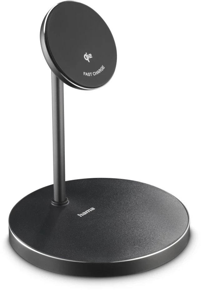 Hama 00201737 ładowarka do urządzeń przenośnych Słuchawki, Smartfon Czarny USB Bezprzewodowe ładowanie Szybkie ładowanie Wewnętrzna