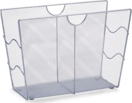 Zeller Zeller, Stojak na gazety, 39x17.5x27cm, stal nierdzewna