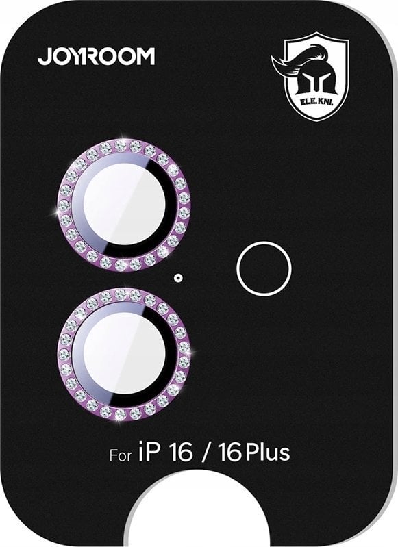 Szkło ochronne Joyroom JR-MSJ0275 na obiektywy iPhone 16/16 Plus - różowe