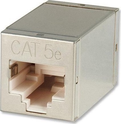 Lindy RJ45 STP Doppelkupplung, Cat. 5e Metallgehäuse - 60187