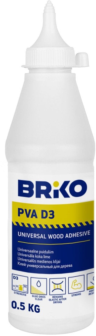 UNIVERSAL WOOD PVA D3 GLUE BRIKO (0.5 K