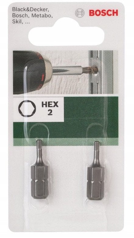 STANDARDOWA KOŃCÓWKA WKRĘCAJĄCA HEX 2