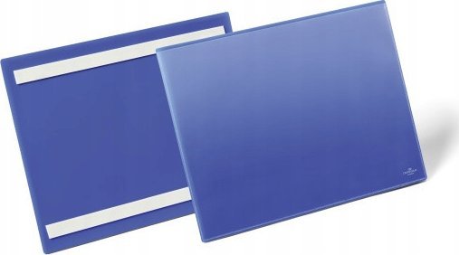 Durable Kieszeń magazynowa pozioma samoprzylepna A4 DURABLE 179807 niebieska 50szt