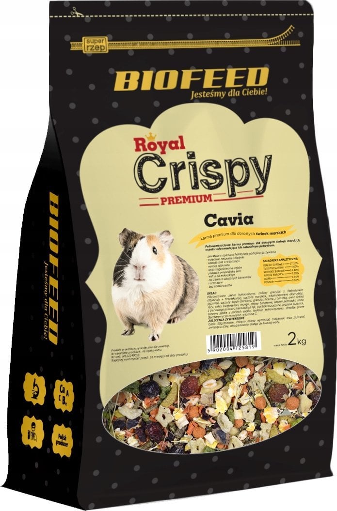 Biofeed BIOFEED Royal Crispy Premium Cavia 2kg