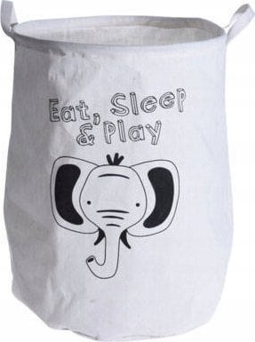 Home Styling Collection Kosz na zabawki SAFARI, z dwoma uchwytami, Ø 40 cm