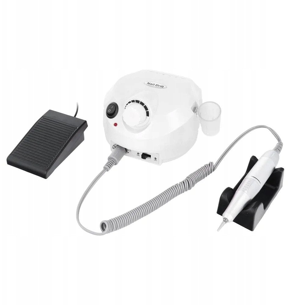 Profesjonalna maszyna do manicure frezarka do paznokci MJ120 biała