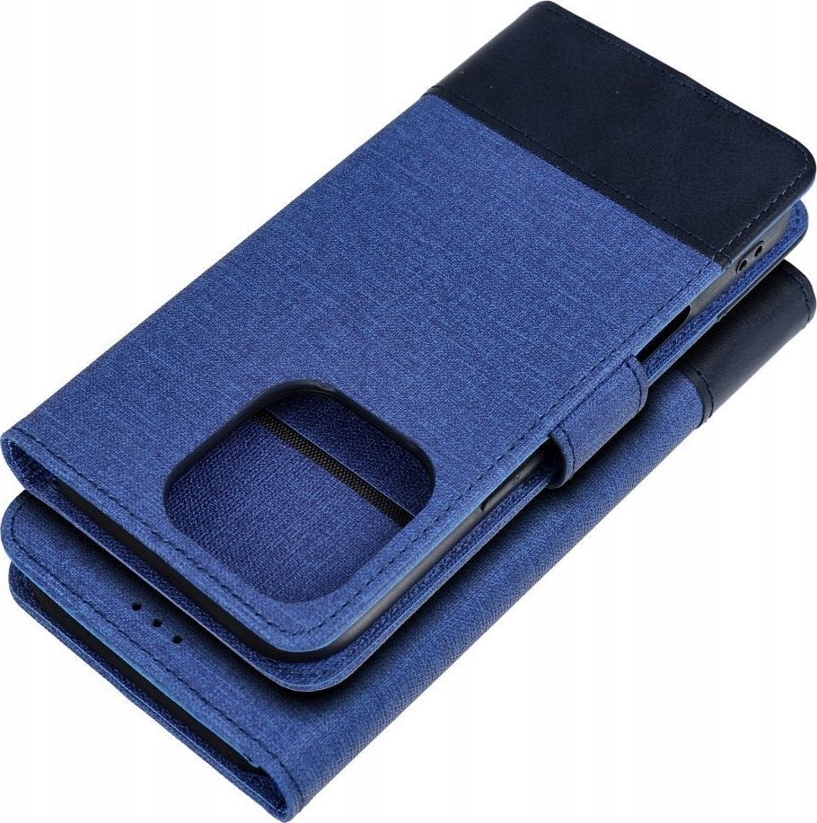 OEM Kabura GOMMA Book do IPHONE 16 Pro niebieski