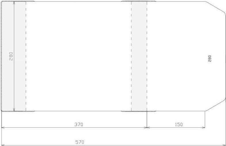 Sztapel Okładka regulowana 280x520mm (50szt)